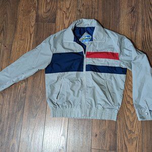 Vintage Land -N-Lakes Jacket Gordon & Ferguson Bomber Grey Coat Jacket Golf M